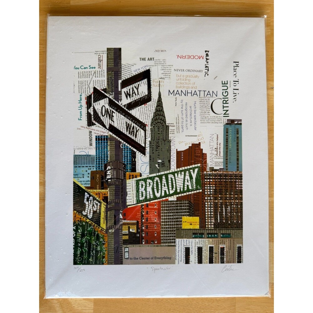 Richard Curtner “Spectacular” 2013 Signed Limited Edition #104/250 Broadway NYC